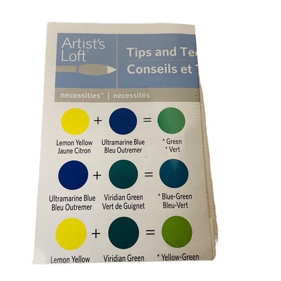 Artist's Loft 12-Piece Acrylic Painting Kit 4 Brushes Paint Palette & Tips - Picture 3 of 8